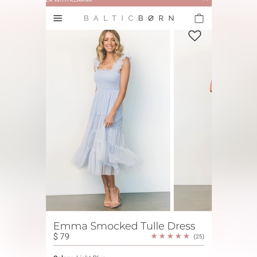 Baltic Born Emma Smocked Tulle Dress
